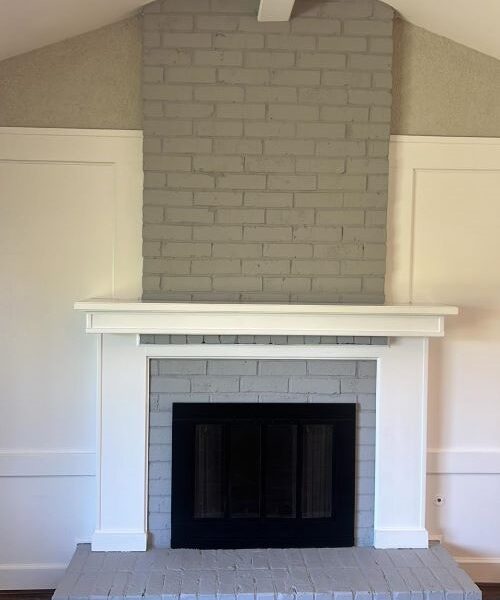 CCS Home Solutions Painting fireplace